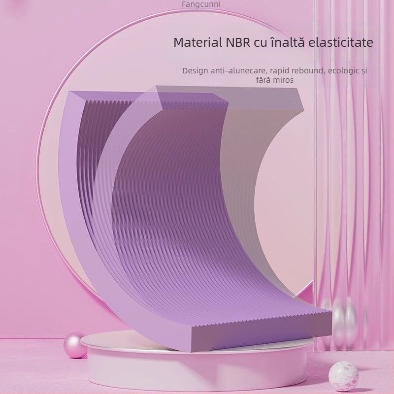 Covor de yoga din nitril, grosime 8 mm, pernă de genunchi pentru echilibru și antrenament al nucleului