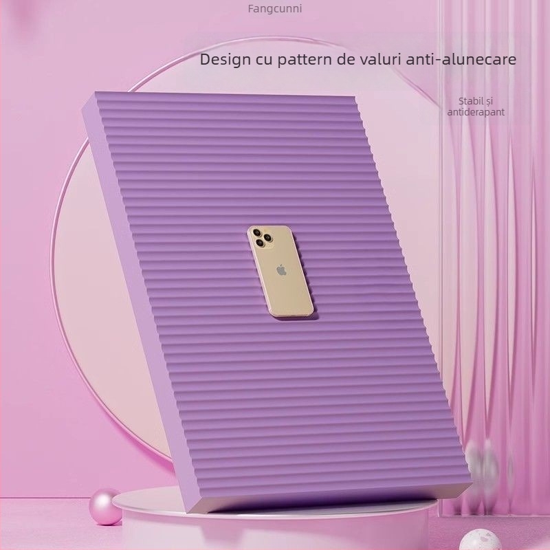 Covor de yoga din nitril, grosime 8 mm, pernă de genunchi pentru echilibru și antrenament al nucleului