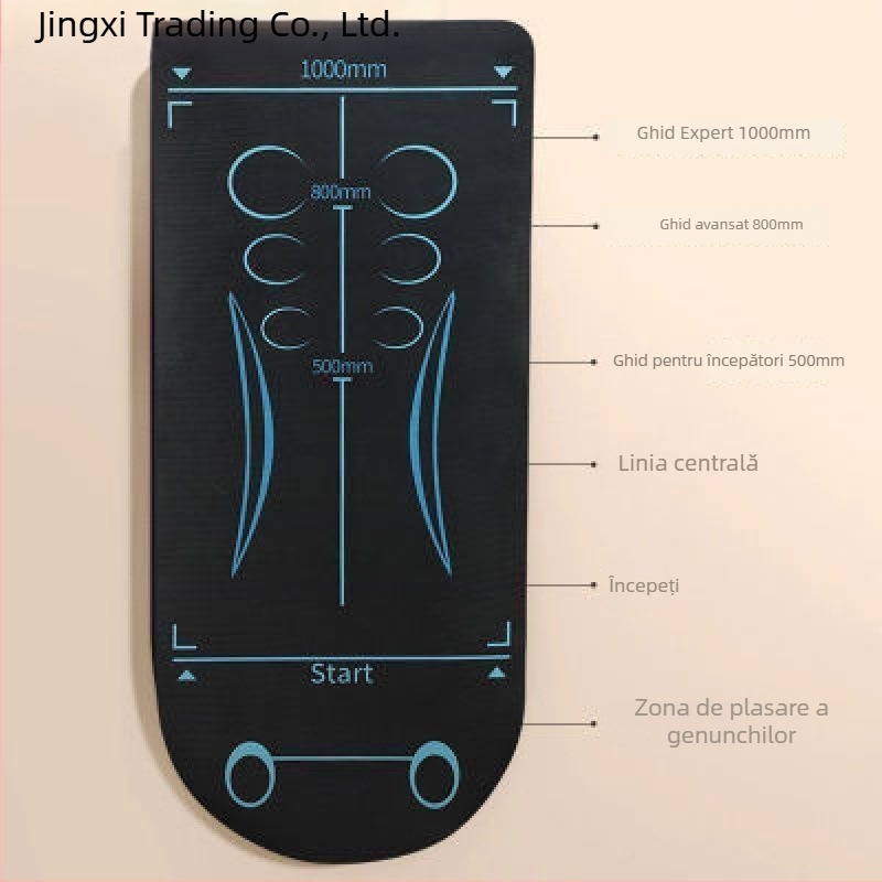 Covoraș yoga Scenery, 8 mm grosime, suprafață din Oxford, destinat antrenamentului pentru abdomen