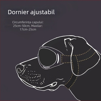 Ochelari de soare pentru animale de companie – protecție oculară împotriva vântului, lentile PC, ramă TPU, potrivire universală, utilizare în exterior