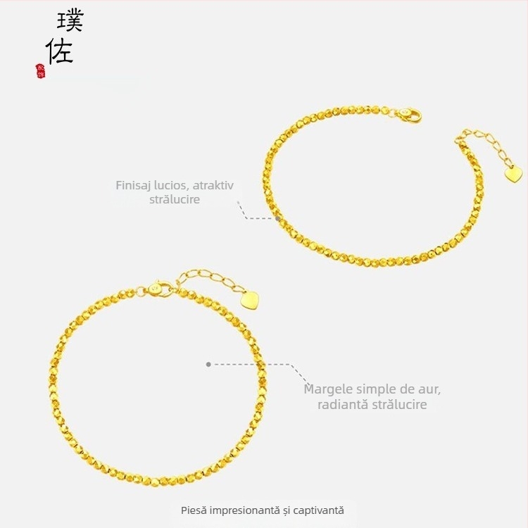 Brățară Puzuo cu personaj de desen animat, placare cu cupru, bijuterii simple