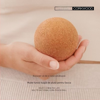 Minge de fascia pentru yoga din plută - plută de înaltă densitate, masaj, neinflabilă, Greutate 30