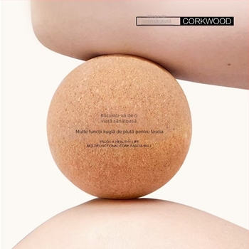 Minge de fascia pentru yoga din plută - plută de înaltă densitate, masaj, neinflabilă, Greutate 30