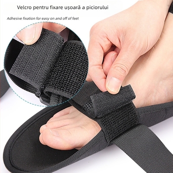 Șnur de întindere pentru yoga — Colecția de produse pentru picioare; Materiale: burete, țesătură Oxford, Velcro, cataramă din plastic, cataramă din metal, bandă din webbing; Codul produsului: 108 stretch foot drop; Scenarii de utilizare: masaj de sănătate,