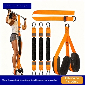 Centură de asistență la tracțiuni pentru uz casnic, cu bandă elastică din Neopren, pentru antrenament cuprinzător în interior