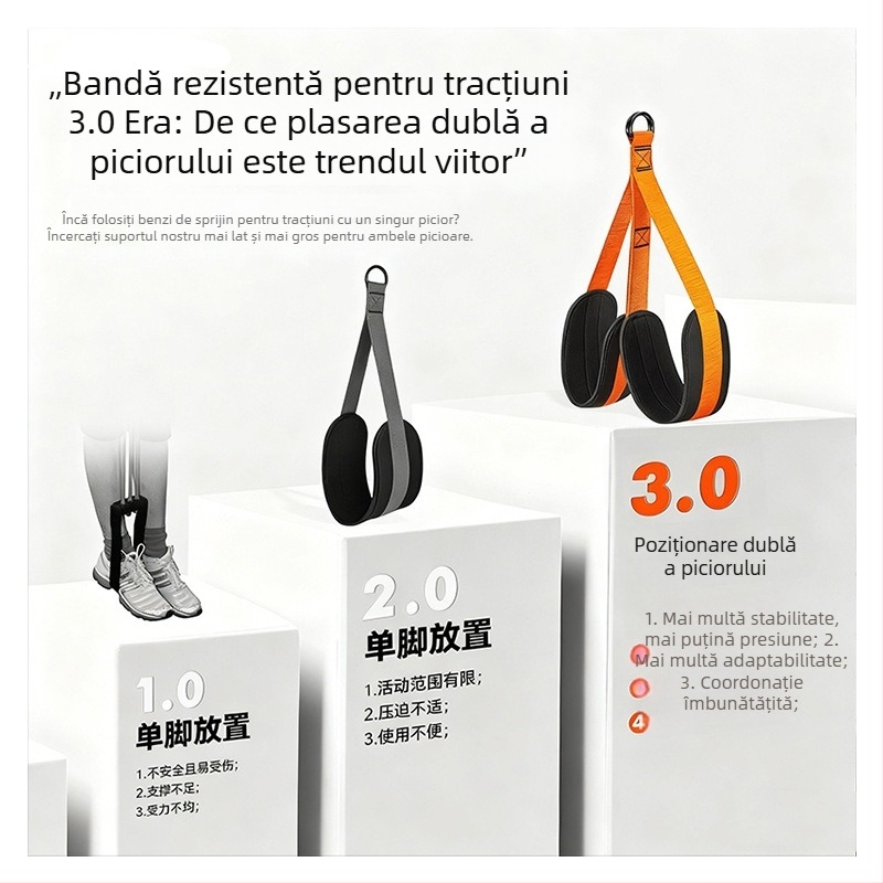 Centură de asistență la tracțiuni pentru uz casnic, cu bandă elastică din Neopren, pentru antrenament cuprinzător în interior