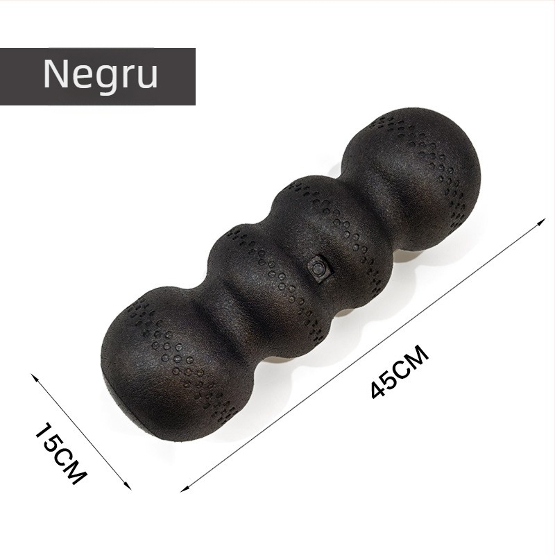 Role din spumă EPP solidă, cu design cu patru capete, pentru relaxare musculară și masaj fascial; potrivit pentru coloana vertebrală și talie; ajutor pentru yoga