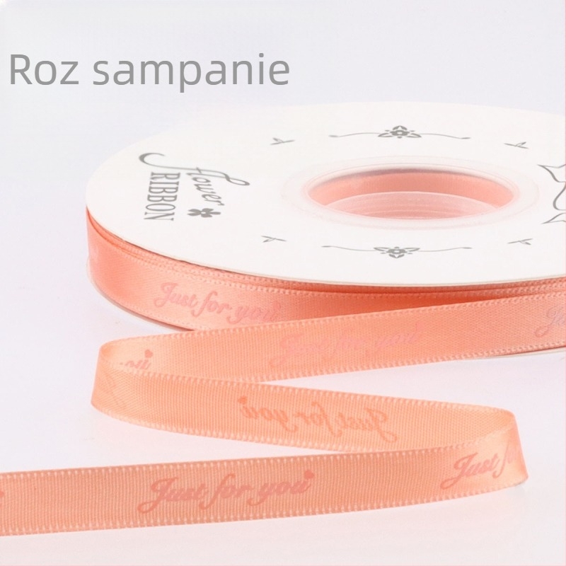 Ribbon poliester de la Qianmina pentru ambalarea cadourilor, ambalarea prăjiturilor, decorațiuni de nuntă și buchete de flori