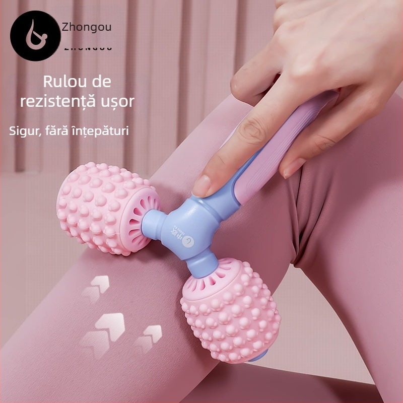 Bețișor de masaj din silicon, masajor în formă de Y, rolă, ajutor pentru yoga