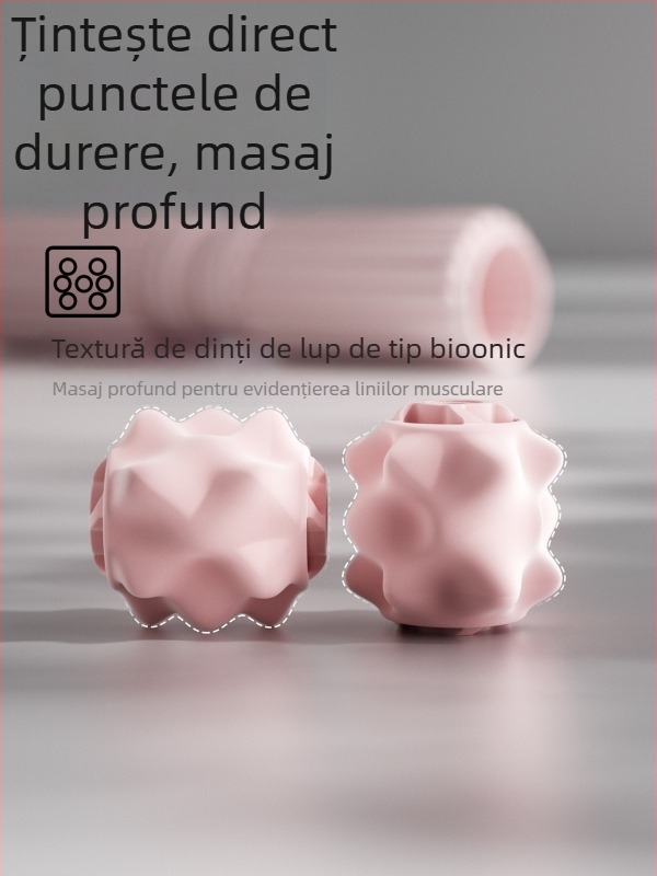 Roller de masaj rotativ Sway - relaxare a mușchilor picioarelor, accesorii yoga pentru fitness