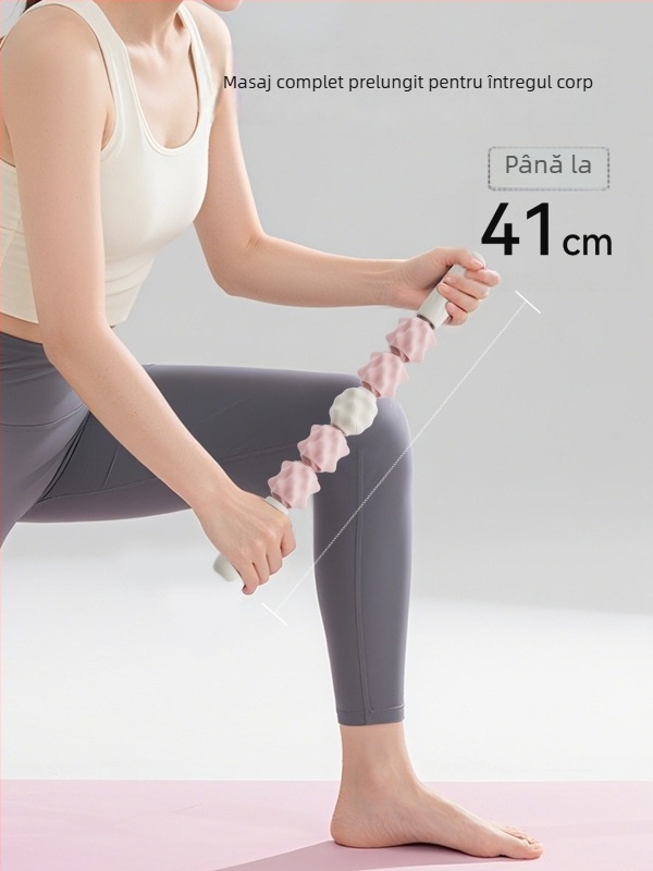 Roller de masaj rotativ Sway - relaxare a mușchilor picioarelor, accesorii yoga pentru fitness
