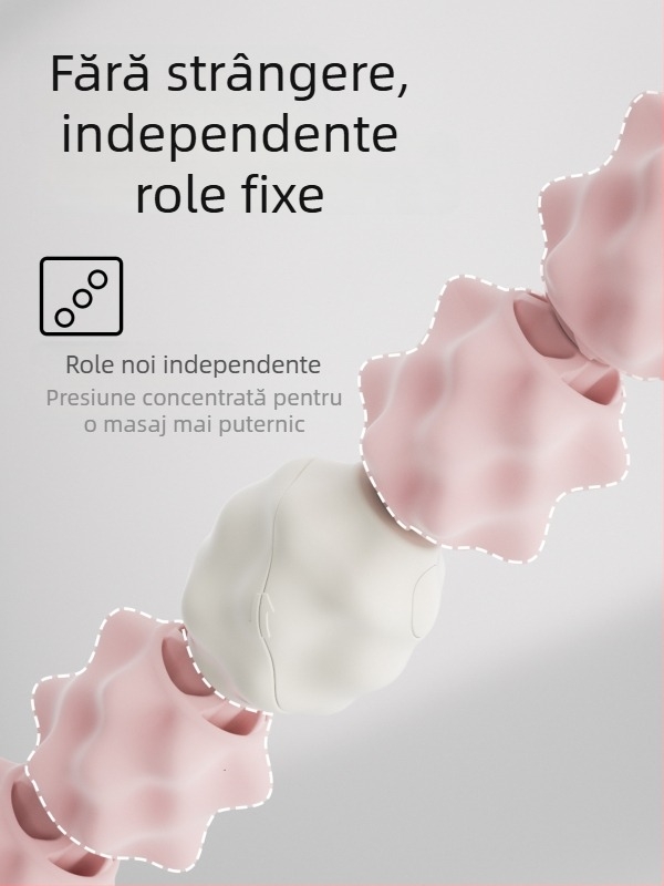 Roller de masaj rotativ Sway - relaxare a mușchilor picioarelor, accesorii yoga pentru fitness