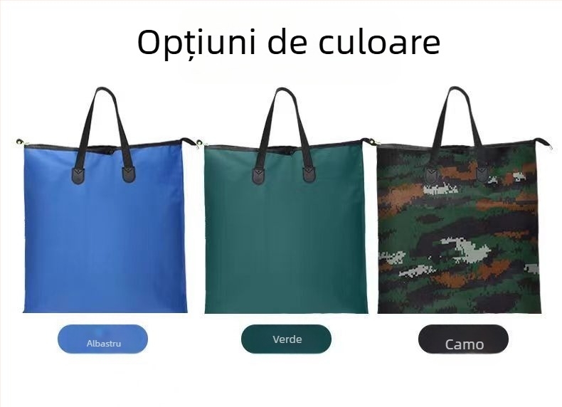 Geantă pliabilă pentru pescuit din EVA – impermeabilă, multifuncțională, pentru momeli, linie de pescuit și accesorii