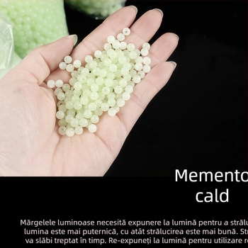 100 bucăți mărgele luminoase pentru pescuit – pentru năluci