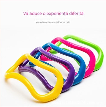 Inel de yoga — cerc de întindere a fasciei pentru fitness, Pilates și yoga