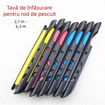 Placă de înfășurare linie de pescuit - design portabil din plastic - Origine: China; Material: Plastic