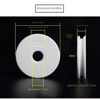 Tambur de fir de pescuit din spumă cu bobină de înfășurare și cutie pentru tamburul principal (material: spumă; etichetă privată licențiată: da)