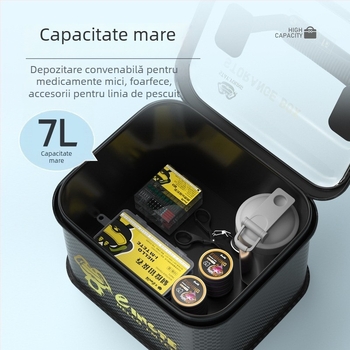 Lingte cutie EVA îmbunătățită pentru accesorii de pescuit, cu compartiment pentru unelte și accesorii pentru fire