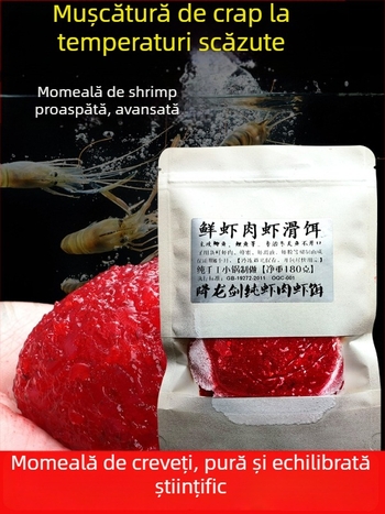 Momeli finisate din creveți pentru pescuit - material din creveți vii, brand Dragon Sword, marcă privată disponibilă