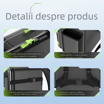 Geantă impermeabilă pentru scaun de pescuit cu rucsac, husă pentru undiță și depozitare echipament