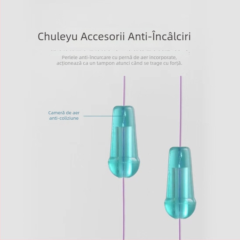 Mărgule din silicon pentru pescuit, inele în formă de 8 pentru linia principală, 10.000 buc.