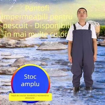 Pantaloni de pescuit din PVC, marcă Seagull, fără vestă de salvare