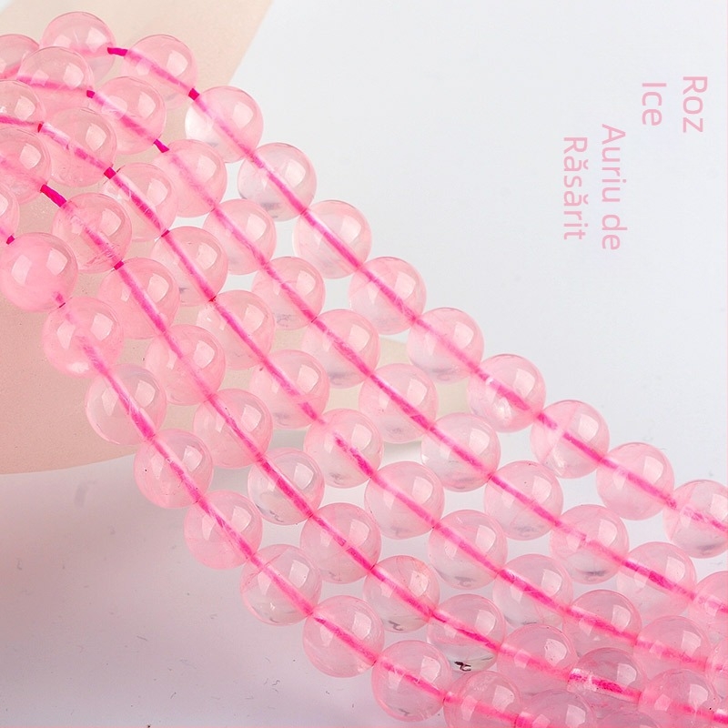 Șir de mărgele din cristal pudră - mărgele libere, semifabricate, prelucrare: șlefuire și lustruire, origine: Shanwei