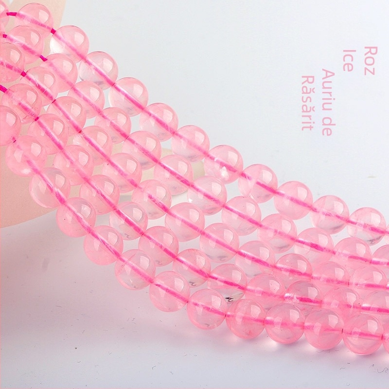 Șir de mărgele din cristal pudră - mărgele libere, semifabricate, prelucrare: șlefuire și lustruire, origine: Shanwei