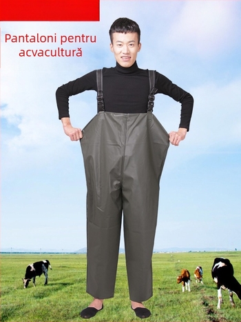 Pantaloni de pescuit Beat the Fisherman, din cauciuc, 2 buzunare (Material: Cauciuc; Buzunare: 2; Veste de salvare: Nu)