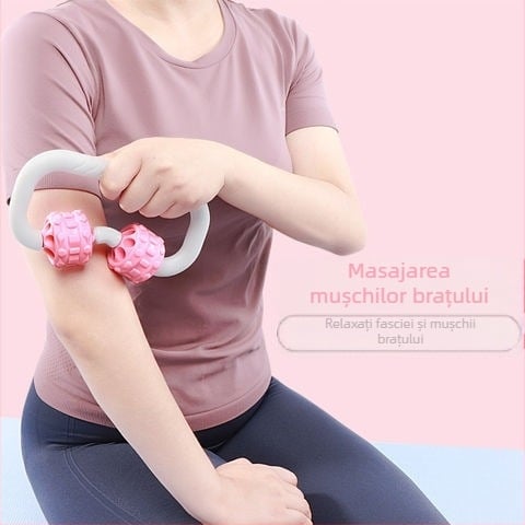 Masajer pentru picioare de fitness – roller pentru relaxarea mușchilor, clemă pentru picior și ax din spumă pentru masajul picioarelor