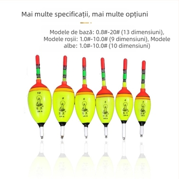 Plută EVA moale cu inserție luminoasă pentru pescuit la mare și pe stânci – aruncare lungă, plută cu talie mare