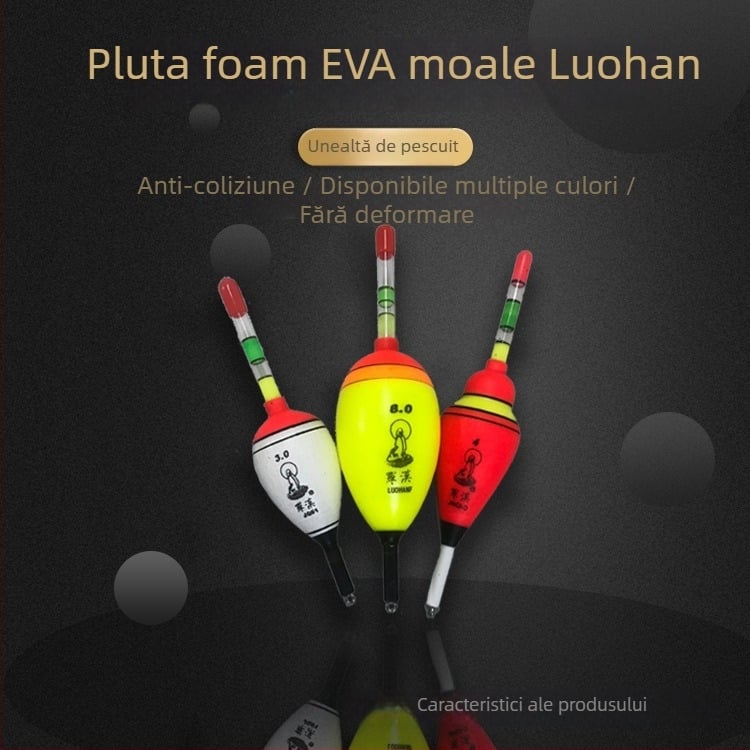 Plută EVA moale cu inserție luminoasă pentru pescuit la mare și pe stânci – aruncare lungă, plută cu talie mare