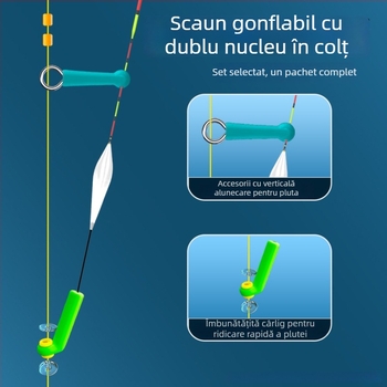 Space Bean set accesorii pentru pescuit la gheață – cu nucleu dublu și șezut unghiular, silicon; Brand Fish of the Sea; Origine China