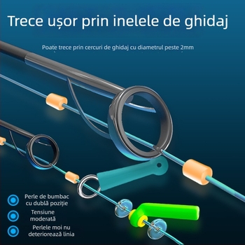 Space Bean set accesorii pentru pescuit la gheață – cu nucleu dublu și șezut unghiular, silicon; Brand Fish of the Sea; Origine China