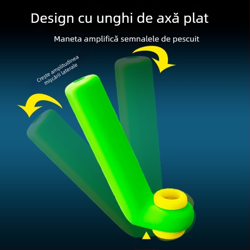 Space Bean set accesorii pentru pescuit la gheață – cu nucleu dublu și șezut unghiular, silicon; Brand Fish of the Sea; Origine China