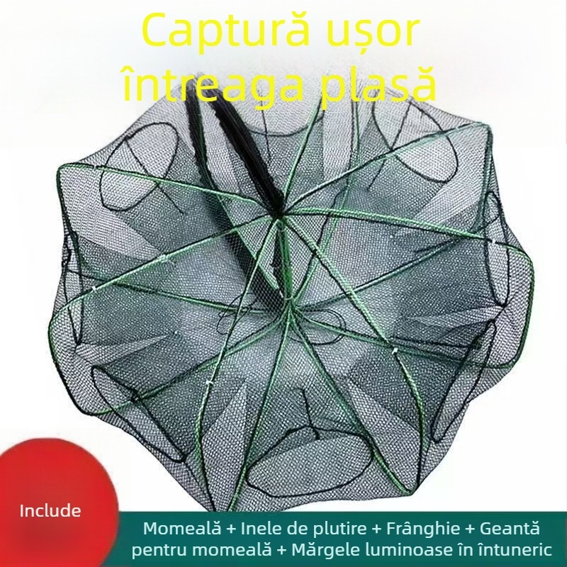 Cușcă pentru pește, creveți și crabi