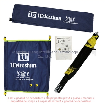 Ramă pentru plasă badminton - Portabilă, Pliabilă, Montaj Rapid, pentru interior și exterior (Material: Nylon; Personalizare: Da; Brand: Wilshun)