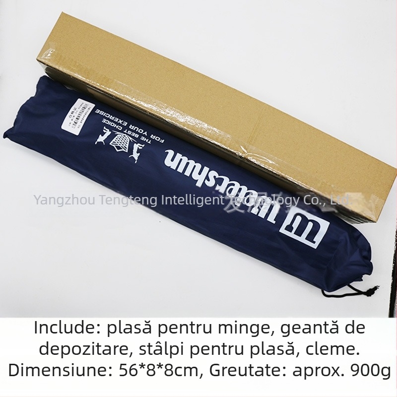 Ramă pentru plasă badminton - Portabilă, Pliabilă, Montaj Rapid, pentru interior și exterior (Material: Nylon; Personalizare: Da; Brand: Wilshun)