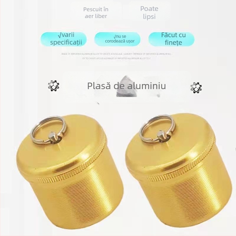 Kit metal pentru dopuri spate și inferioare pentru undiță – portabil, 2 în 1, Shang Hongjia