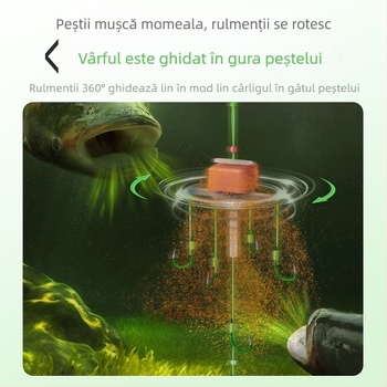 Set cârlige flip pentru pescuit — anti-încâlcare, momeli pătrate, pentru pescuit în lac