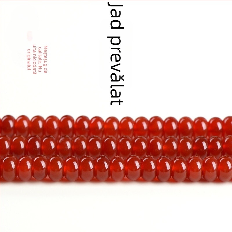 Mărgele DIY pentru bijuterii — discuri din agat, finisaj sidefat, stil natural, model nobil