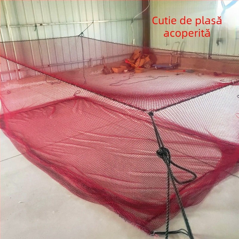 Plasă din nailon de tip cutie pentru acvacultură marină, creșterea peștilor și depozitare — marcă privată autorizată