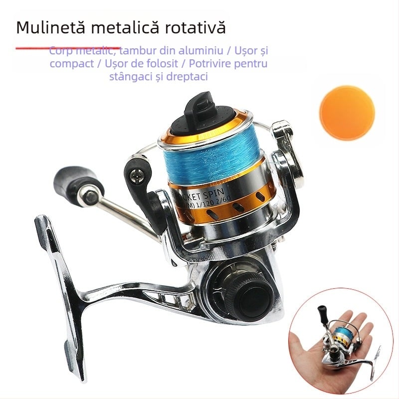 Mulineta de pescuit Yifeng, 100 buc în pachet, origine China, etichetă privată licențiată