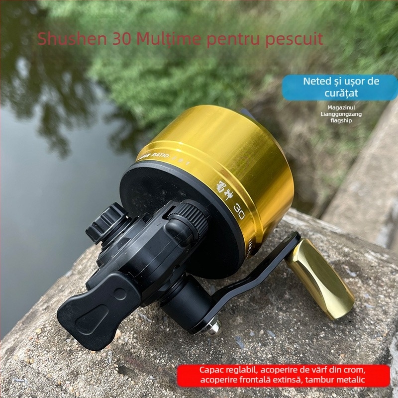 Mulineta de pescuit cu tambur frontal, brand Good Bow Hidden, model Shu Shen 30