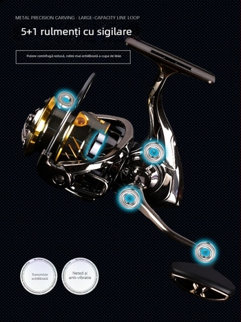 Rotiță de pescuit spining – Open Source Production, cutie cu 40 bucăți, marcă privată autorizată