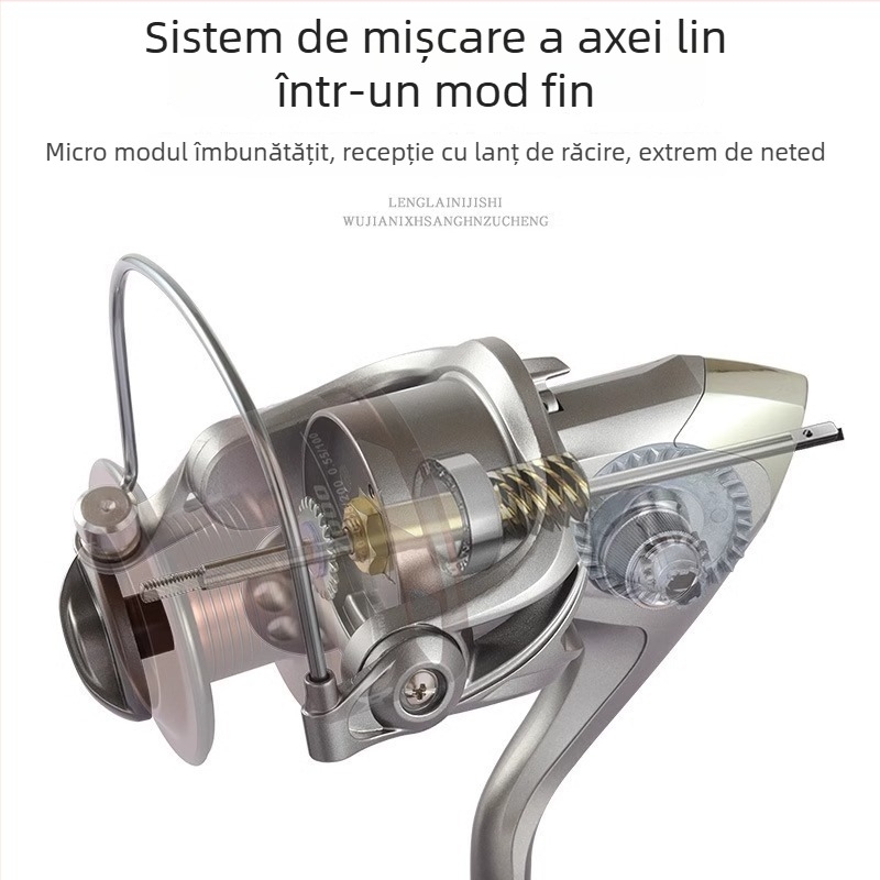 Mulinetă spinning all-metal Giant Fin King pentru pescuit în mare