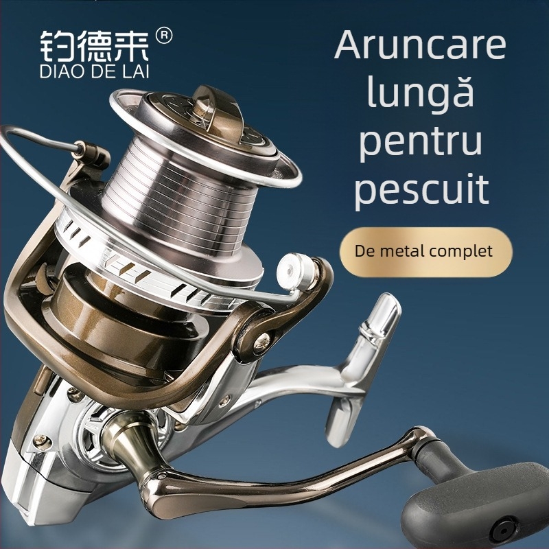 Mulineta de pescuit spinning, model 12000, construcție din metal total, aruncare ultra-înaltă, Fddl/Diao Delai
