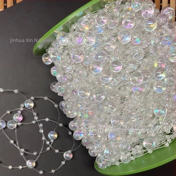 Mărgele pe fir de pescuit pentru proiecte DIY, plastic/rasină, rotunde, finisaj lac de copt, brand Xinnai, seria Toy Lighting