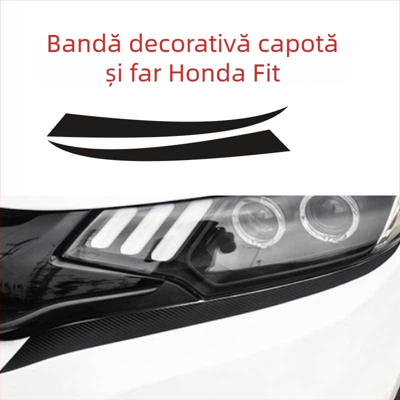 Folie decorativă din fibră de carbon pentru consola centrală interioară – adeziv pe dos, personalizare disponibilă, stil auto special
