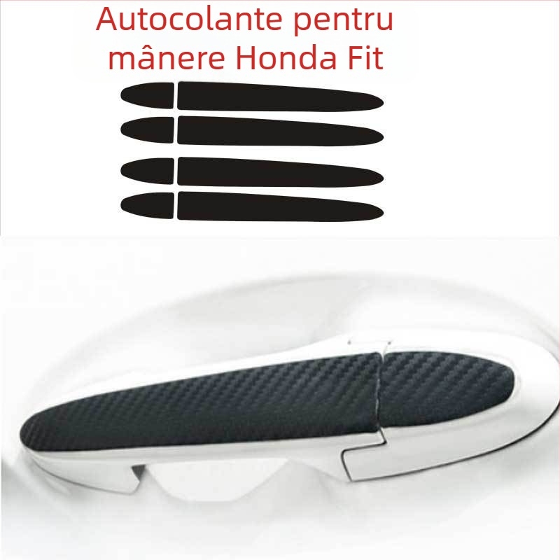 Folie decorativă din fibră de carbon pentru consola centrală interioară – adeziv pe dos, personalizare disponibilă, stil auto special